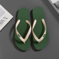 Flip Flops Men's Summer 2024 New Non Slip Wear Outdoor Clip Foot Vietnam Trend Men's Beach Sandals Sandals. 