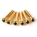 1PCS Acoustic Guitar String Bridge Pins Colorful Copper Brass Endpin Replacement jingu. 