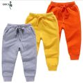 New Retail Sale Cotton Pants For 2-10 Years Old Solid Boys Girls Casual Sport Pants Jogging Enfant Garcon Kids Children Trousers. 