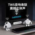 New Bluetooth Robot Speaker Cute and Portable Little Steel Cannon TWS Bluetooth Audio Wireless Mini Creative Gifts. 