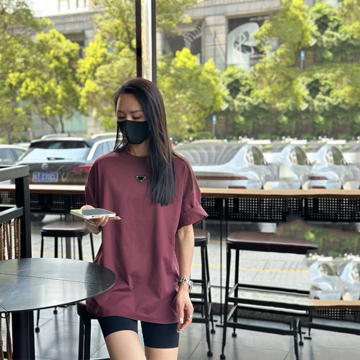 CHOW%EF%BC%86FAY%E3%80%90Inverted%20Triangle%E3%80%91220gPure%20Cotton%20Summer%20Chubby%20Girl%20Loose%20Slimming%20and%20All-MatchingTT-shirt%20-%20Image%202