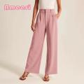 Ladies Pants Wri le-free Women Work Business Casual Pants.