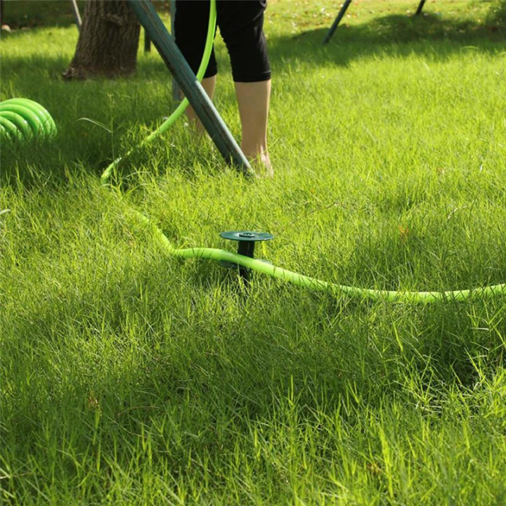 4%20Pack%20Hose%20Guide%20On%20Zinc%20Spike%20Garden%20Hose%20Guide%20With%20Metal%20Spike%20Garden%20Hose%20Guide%20Spikes%20ABS+Zinc%20Alloy%20-%20Image%205