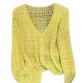 【Cashmere Family】Mulberry silk top, cardigan, jacket, women's thin cutout, sunscreen knitting, shawl, short. 