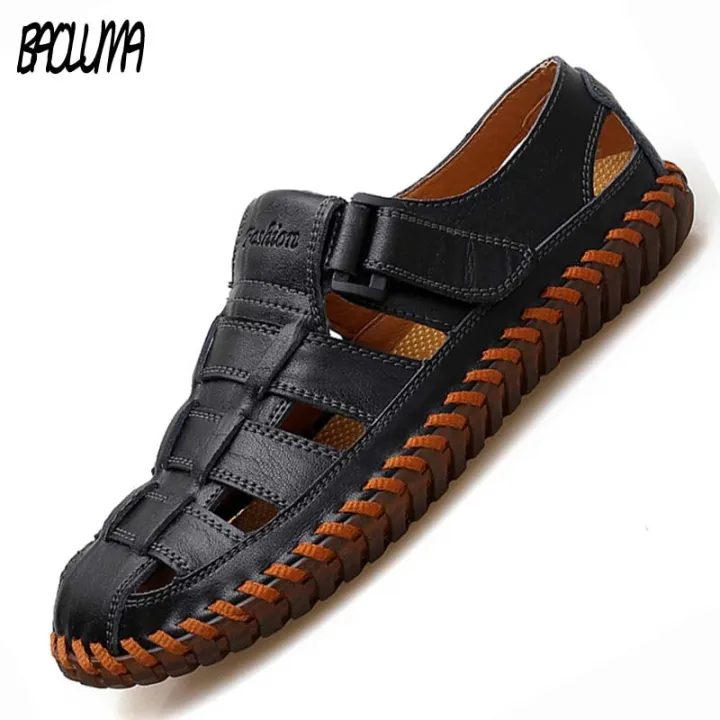 Classic%20Summer%20Men's%20Sandals%20Leather%20Outdoor%20Summer%20Handmade%20Men%20Slippers%20Men%20Beach%20Breathable%20New%20Men's%20Sneakers%20Casual%20Shoes%20-%20Image%203