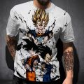 Goku Clothes Men's T-shirt Casual Tops Anime Tee Dragon Ball Z T Shirts Boys T-shirts Children's Clothing Short Sleeved Man Tee. 