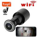 Tuya Smart Wifi Door Eye Hole Security 1080P HD 1.66mm Lens Wide Angle FishEye CCTV Network Mini Peephole Door Camera P2P ONVIF. 
