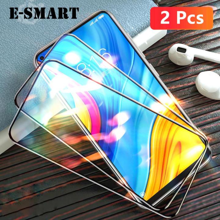 ( 2 Pieces ) for Realme 7 Pro Screen Protector Tempered Glass Full Screen Cover Protector Film Realme7 Pro Screen Case