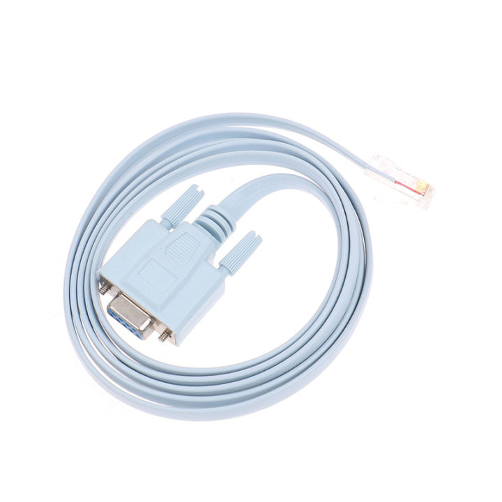 1PC RJ45 to RS232 com serial port 9-hole crystal head DB9 to network port