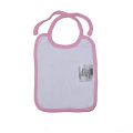 White Color  Printed Cotton Washable Bibs For Baby. 