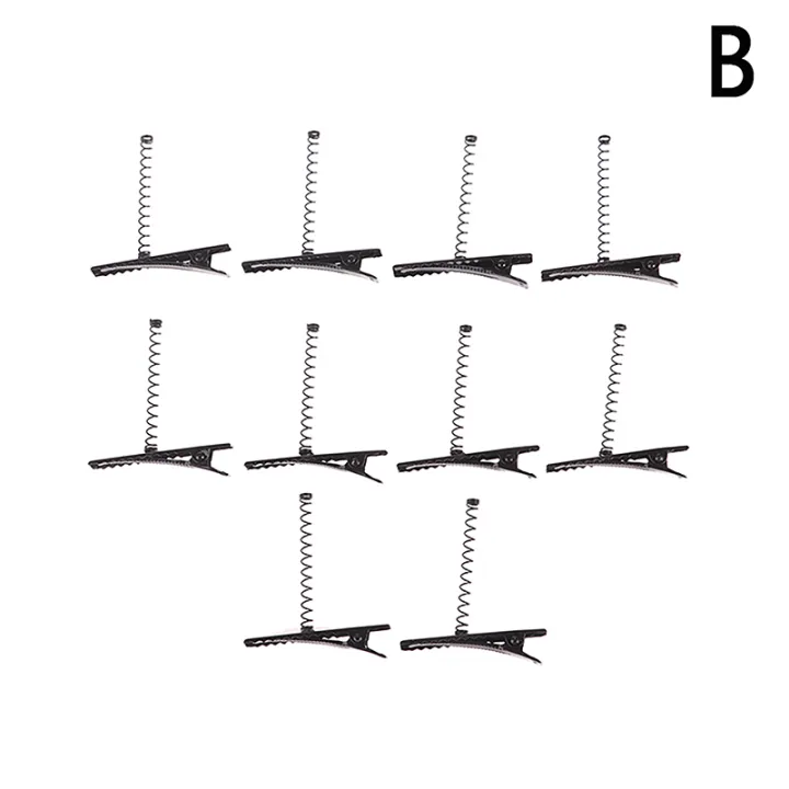 10Pcs%20Black%20Metal%20Pinch%20Alligator%20Hair%20Clips%2040mm%20With%20Wire%20Coil%20Spring%20Craft%20Hairpin%20For%20Fashion%20Party%20Favor%20Children%20Toy%20Yao%20Store%20-%20Image%209