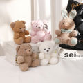 Cute Teddy Bear Keychain Rabbit Doll keyring Key Chains Bag Car Charm Pendant Fashion Keychains Key Accessories for Girls Gifts.