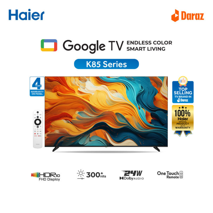 Haier 43" FHD Google TV (H43K85FFX)