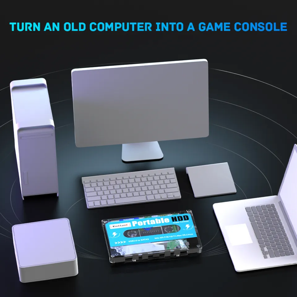 Consolemania Rivista HDD Da Gioco Retrò Portatile KINHANK Super Console ...