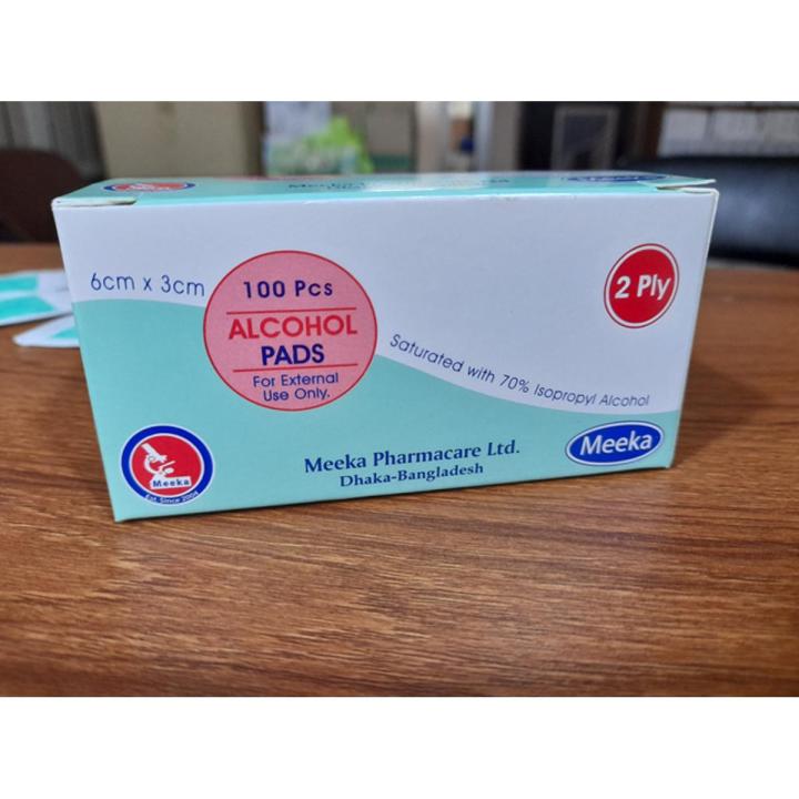 Alcohol pad for disinfection -100 pcs box