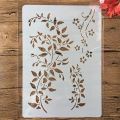 Stencil for Wall & Fashion Painting Template 10in by 8in.. 