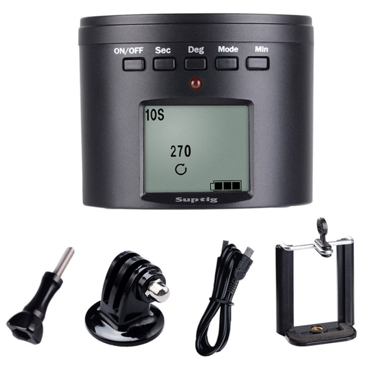 Tripod Mount Motorized 360 Degree Tripod Head for Hero Samrtphone