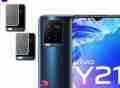 3-in-1 Combo Pack For Vivo Y21t  Screen Protector+Camera Protector+Back Poly. 