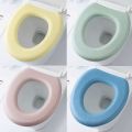 Soft Foam Toilet Cover Waterproof Toilet Seat Washable Silicone EVA Four Seasons Bathroom Closestool Mat Pad Cushion O-shape. 