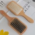 Premium Eco-Friendly Wooden Hair Comb & Bamboo Massage Brush - Natural Hair Care & Styling Tool. 