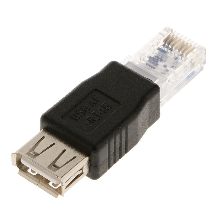 Usb Female To Male Ethernet Connector Adapter Converter Lan Wan Af Network