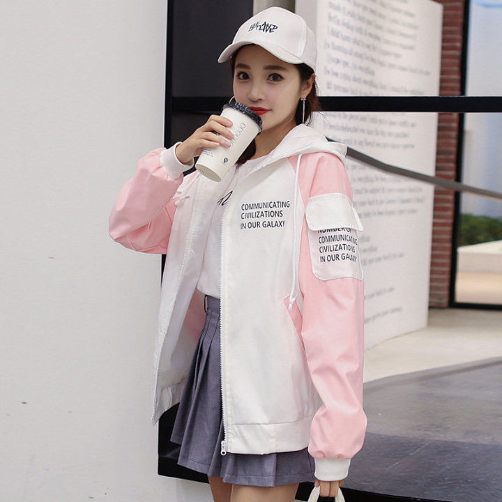 2023Women's%20New%20Spring%20and%20Autumn%20Coat%20Female%20Student%20Korean%20Loose%20Short%20and%20Thin%20Casual%20Baseball%20Uniform%20Jacket%20-%20Image%209