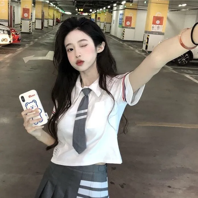 Cyndi%20Wang%20Same%20Pleated%20Skirt%20Suit%20Preppy%20StylejkUniform%20British%20Style%20School%20Uniform%20Student%20Graduation%20Dress%20Sweet%20Cool%20Female%20Summer%20-%20Image%202