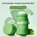 Green Tea Cleaning Mask Stick Deep Moisturizing Shrink Pores Blackhead Acne Facial Film Korean Skin Care Product Face Mask New JokeT.