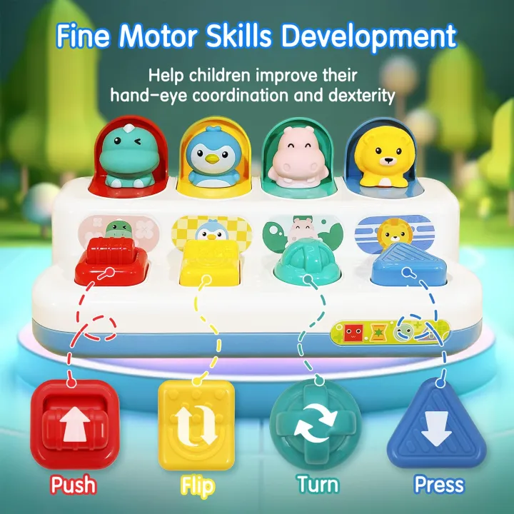 Baby%20Toys%206%2018%20Months%20Pop%20Up%20Activity%20Animals%20Toy%20Hide%20and%20Seek%20Game%20Fine%20Motor%20Skill%20Hand-eye%20Coordination%20Interactive%20Kids%20Toy%20-%20Image%203