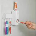 Automatic Toothpaste Dispenser with Toothbrush Holder – Smart Brush Organizer.