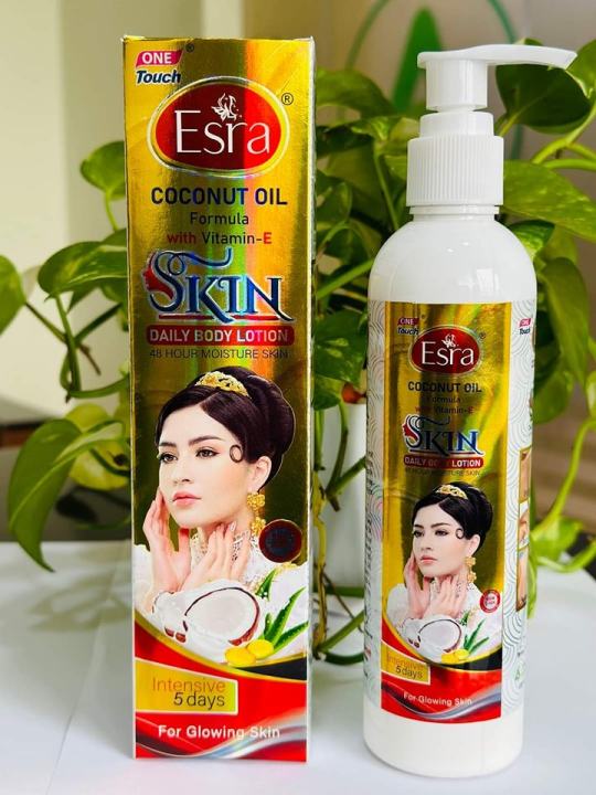 Esra Coconut Oil Skin Daily Body Lotion -200ml