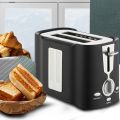 Toaster 2 Extra-Wide Slot,for Bread, Crumb Tray, Black US Plug. 