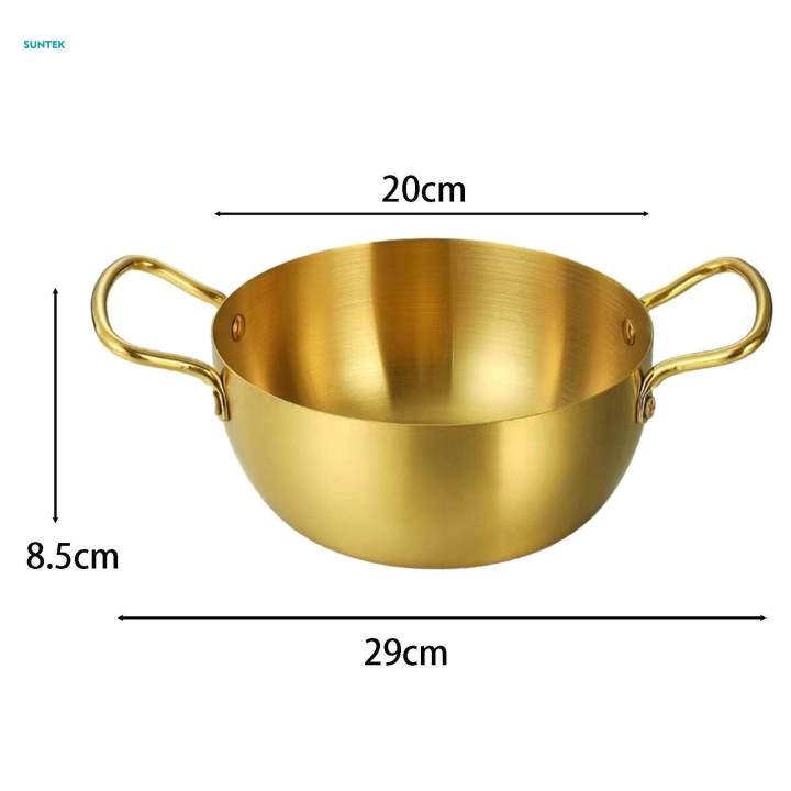 Korean%20Ramen%20Noodle%20Pot%20Ramyun%20Cooker%20Multifunction%20Cookware%20Cooking%20Pot%2020cm%20Gold%20-%20Image%209
