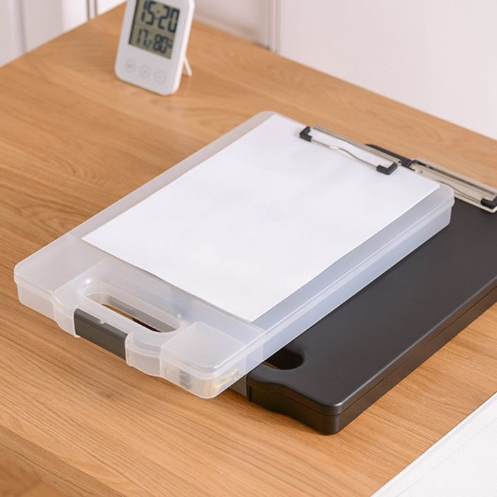 A4%20File%20Bag%20Test%20Paper%20Storage%20File%20Box%20Multifunctional%20Plastic%20Office%20Stationery%20Transparent%20-%20Image%206