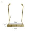 Salon Foot Rest Stand Barber Chair Parts Comfortable Barber Shop Foot Rest for Hair Stylists gold.
