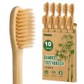 Biodegradable Bamboo Toothbrush Soft Bristles.