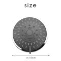 High-Pressure Shower Head,Rain Fixed Shower Head,Bathroom Shower 4 Inch Large Flow Shower,5 Spray Settings, Adjustable.