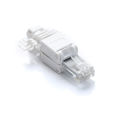 No Crimp Ethernet Cable Tool-less Crystal Head Plug CAT6 RJ45 Connector. 