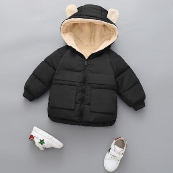 Children's%20down%20and%20Wadded%20Jacket%20Boys%20and%20Girls%20Children%20Fleece-Lined%20Thickened%20Hooded%20Cotton-Padded%20Jacket%20Baby%20Winter%20Mid-Length%20Warm%20Coat%20-%20Image%202