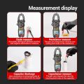 True RMS Digital Clamp Meter Automatic Range NCV Diode Multimeter 4000 Counts Professional Ammeter Voltage Tester (No Battery). 