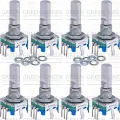 Half Shaft 20mm Rotary Encoder Code Switch Digital Potentiometer 20 Pulse Mechanical Rotary Encoder Flat Shaft Through Hole. 