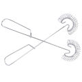 2 Pieces Whisk Egg Small Whisk Whipper Milk and Egg Beater. 