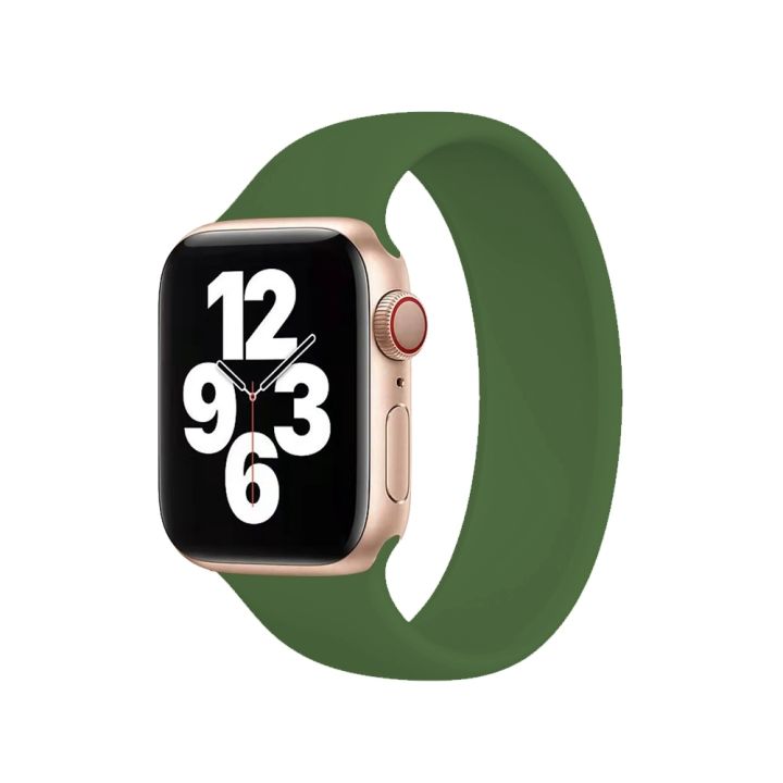 For%20Apple%20Watch%20Series%208&7%2041mm%20/%20SE%202&6&SE&5&4%2040mm%20/%203&2&1%2038mm%20Solid%20Color%20Elastic%20Silicone%20Watch%20Band,%20Size:L%20156mm%20-%20Image%209