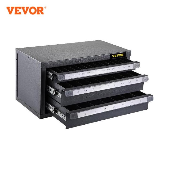 VEVOR%20Steel%20Stackable%20End%20Mill%20Dispenser%20Organize%20Cabinet%203-Drawer%20Workshop%20Hardware%20Auto%20Maintenance%20Storage%20Box%2029-Compartment%20-%20Image%202