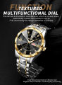 Roshnni BINBOND Luxury Men Fashion Watch Men Waterproof Week Date Clock Sport Watch Men Quartz Wristwatch Relogio Masculino B2521.