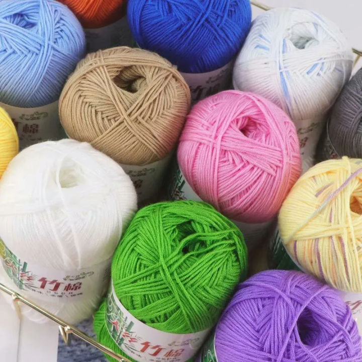 1pcs%20Kniting%20Bamboo%20Cotton%20Yarn%20Warm%20Soft%20Natural%20Knitting%20Crochet%20Knitwear%20Wool%20Yarn%20Bamboo%20Fiber%20Cotton%20-%20Image%206