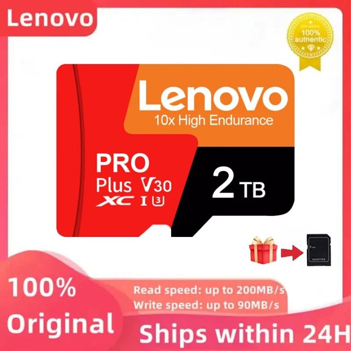 Lenovo 2TB Memory Card Mini SD Cards High Speed TF Sd Card Class 10 128GB 256GB 512GB 1TB Flash Card For Phone Camera Tablet