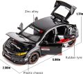 1:32 Honda Civic Limited Edition , Die Cast Model Car. Pull Back Fiction With light Music. 