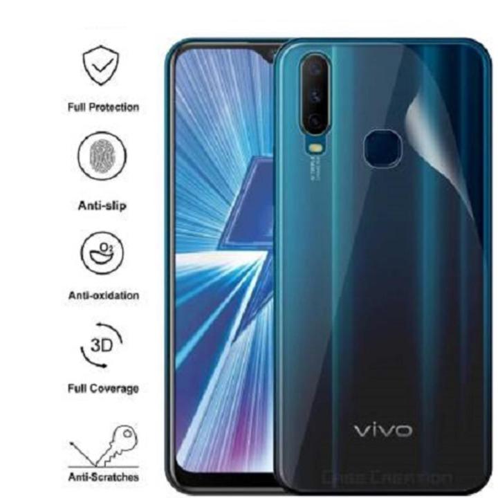 Vivo Y15 (2019) Clear Transparent 3D Crystal Clear Back Skin Poly