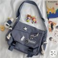 Youth Fashion Nylon Crossbody Bags for Women Handbags Shoulder Bag Large Capacity Solid Canvas Messenger Bag Girls School Bags. 